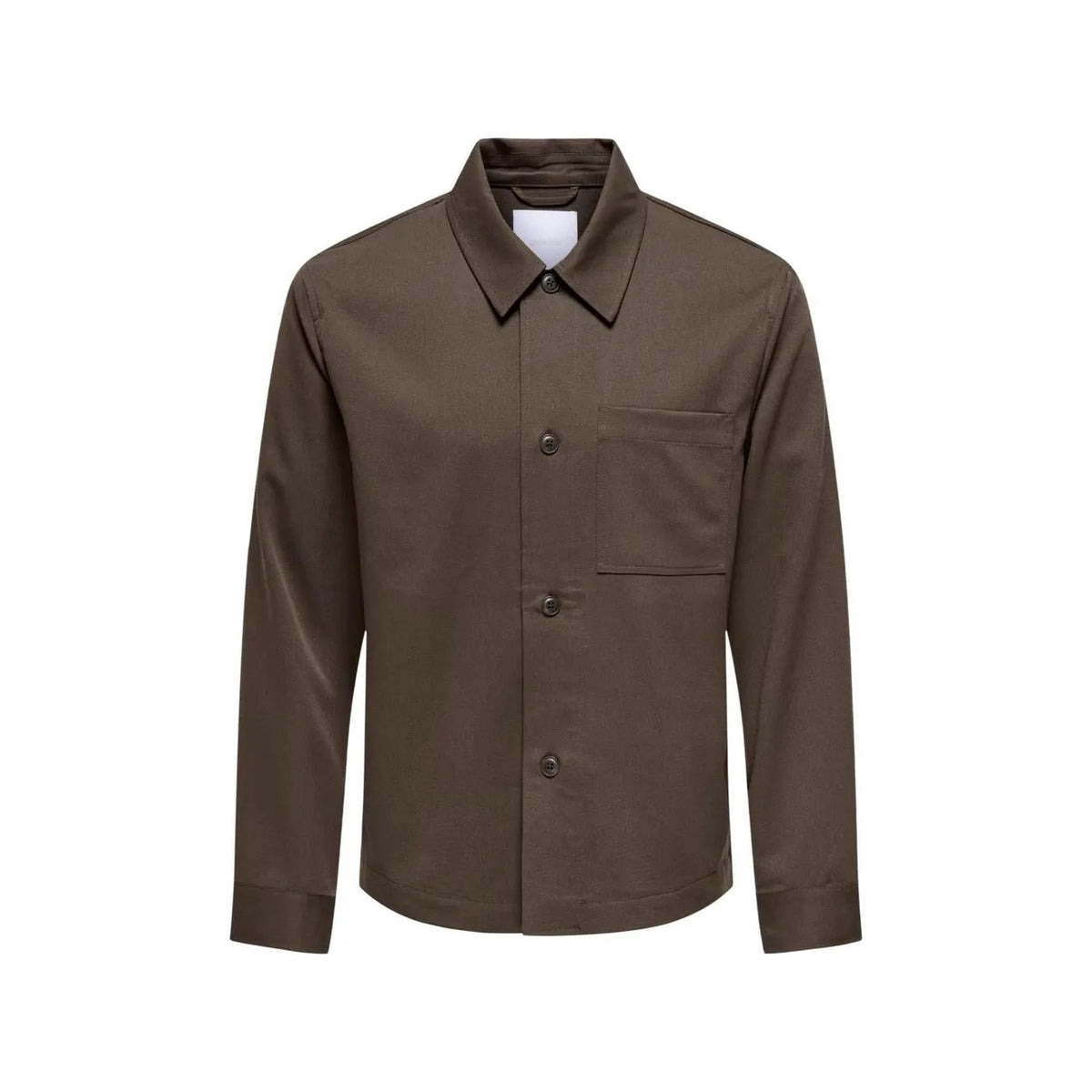 Only & Sons Men's Miro Brown Overshirt