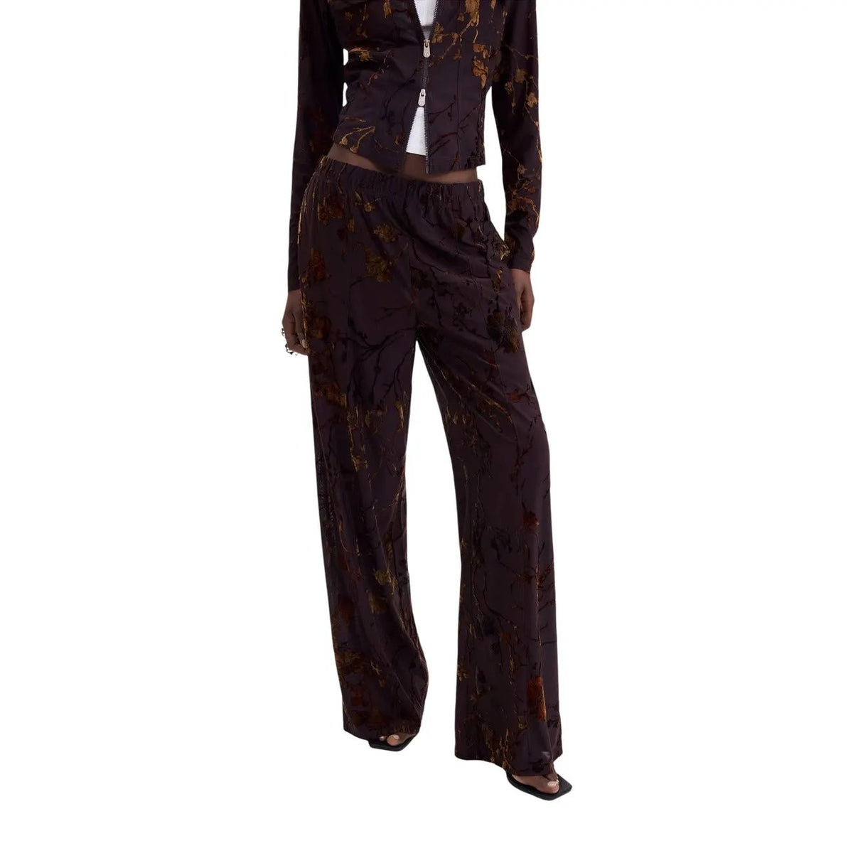 Desigual Women's Bucarest Brown Trousers