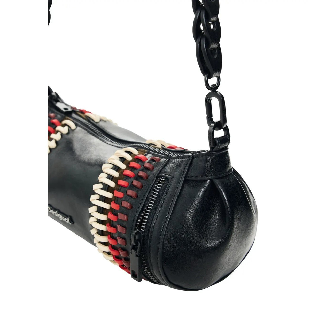 Desigual Women's Sonique Zarauz Black Faux Leather Handbag