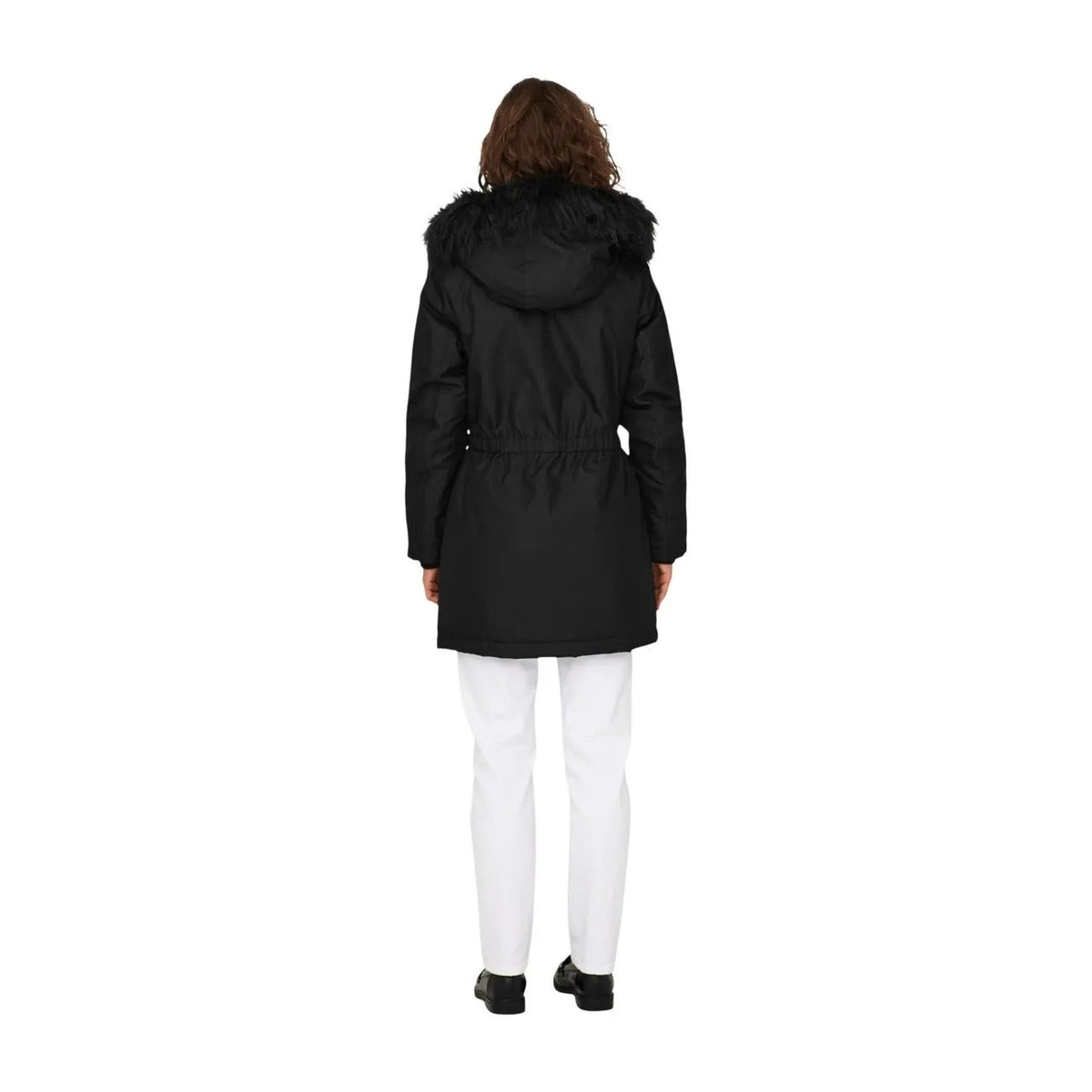 Only Women's Iris Black Hooded Winter Parka