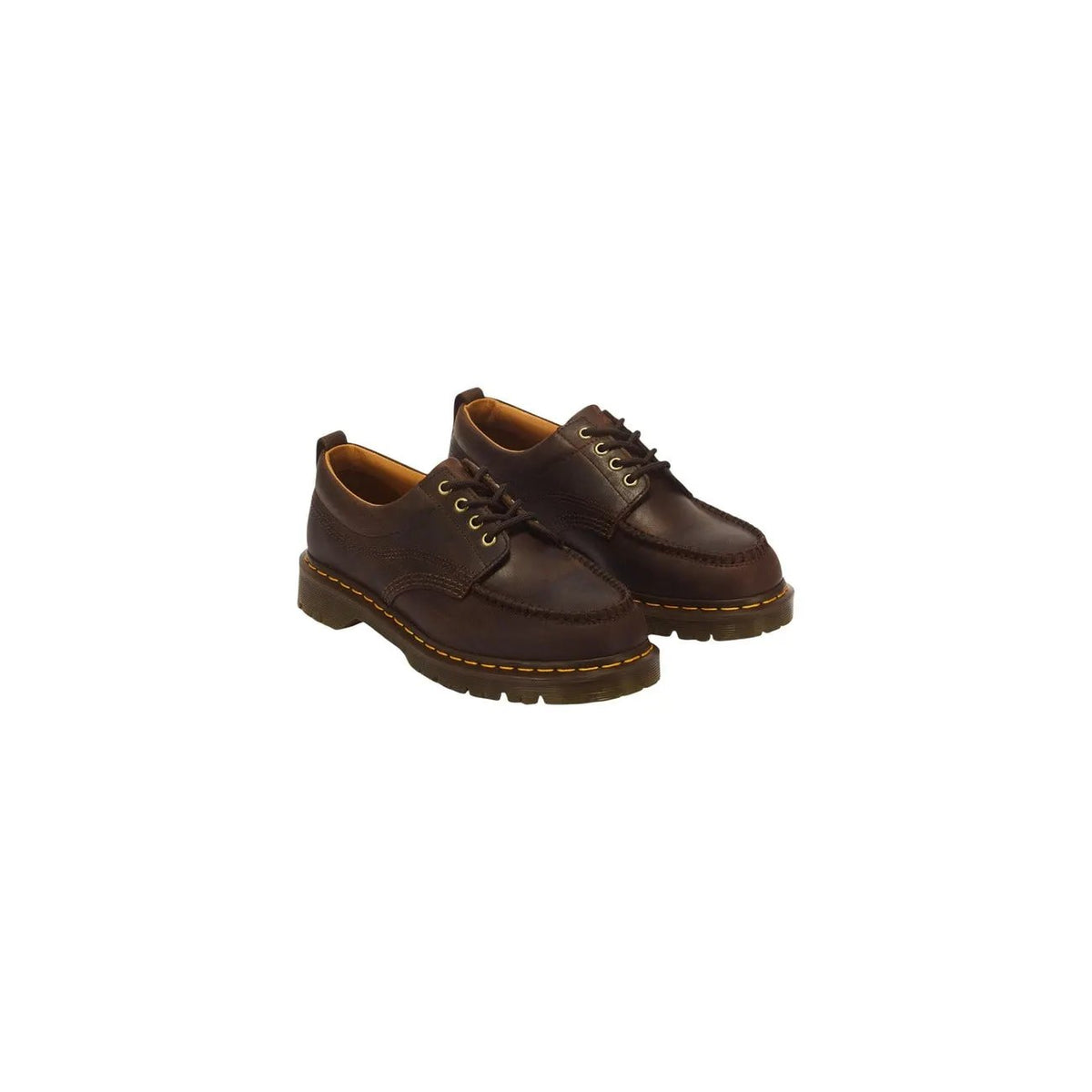 Dr. Martens Lowell Brown Leather Boots