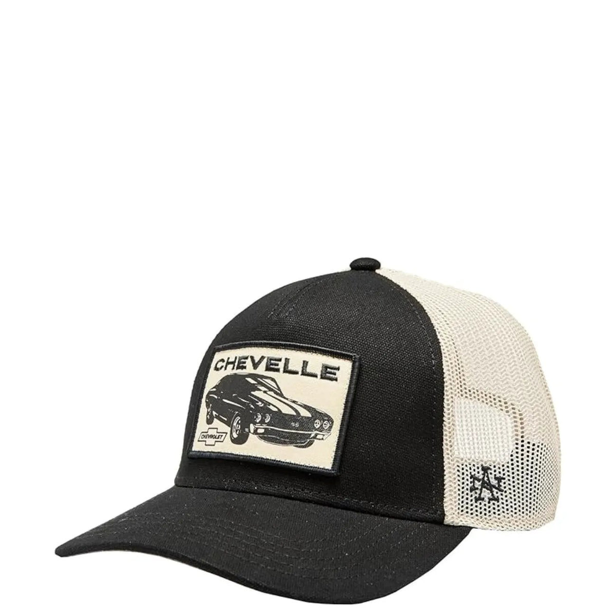 American Needle Men's Black Printed Cotton Cap SMU679A