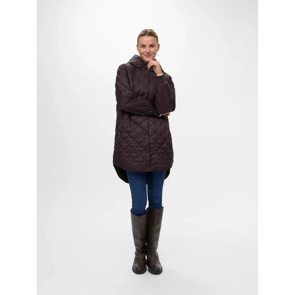 Vero Moda Women's Brown Hooded Jacket