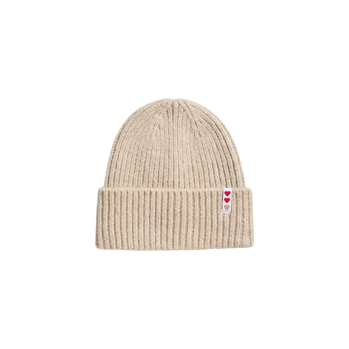 Pieces Women's Aura Beige Knit Hood