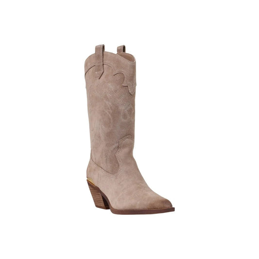 Liu Jo Women's Austin Beige Leather Ankle Boots