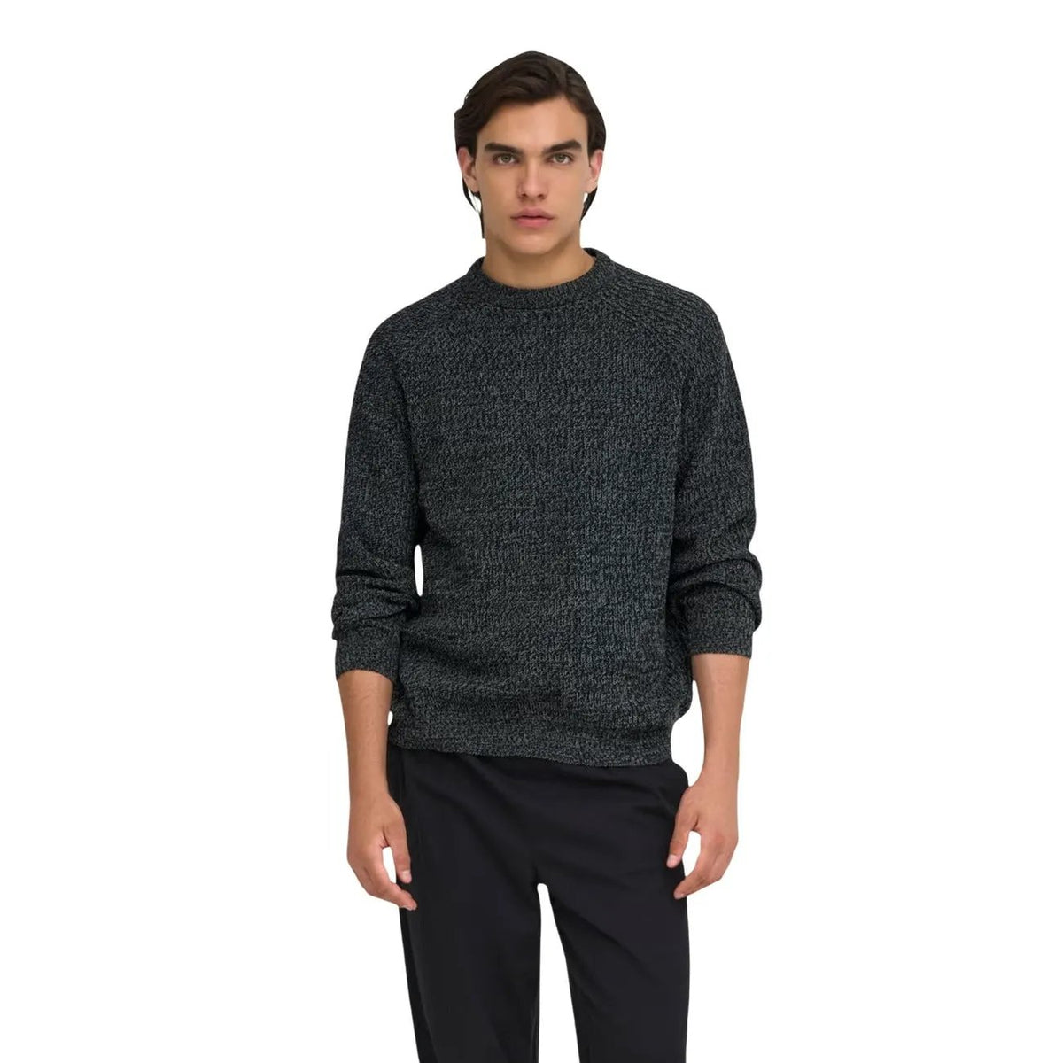 Only & Sons Men's Join Beige Raglan Sweater