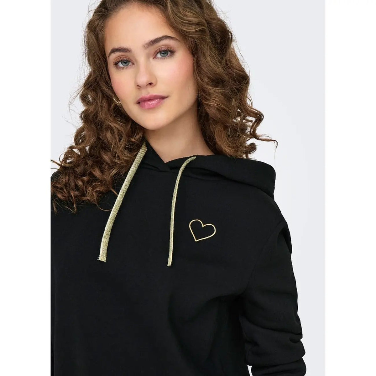 Only Women's Black Hoodie