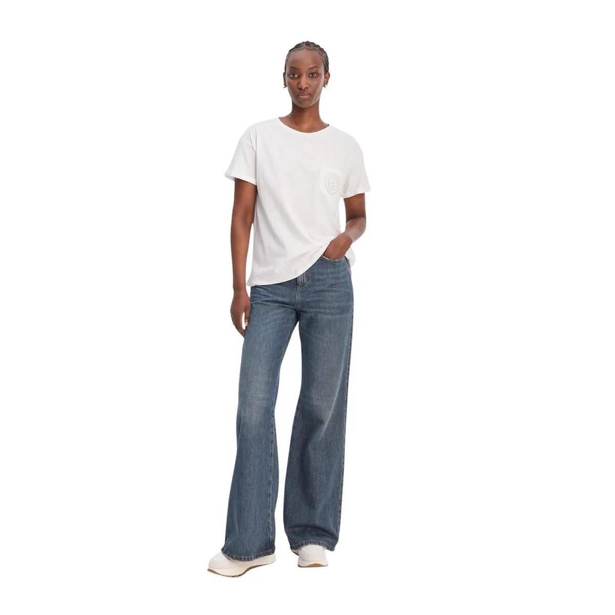 Liu Jo Women's White Cotton T-Shirt
