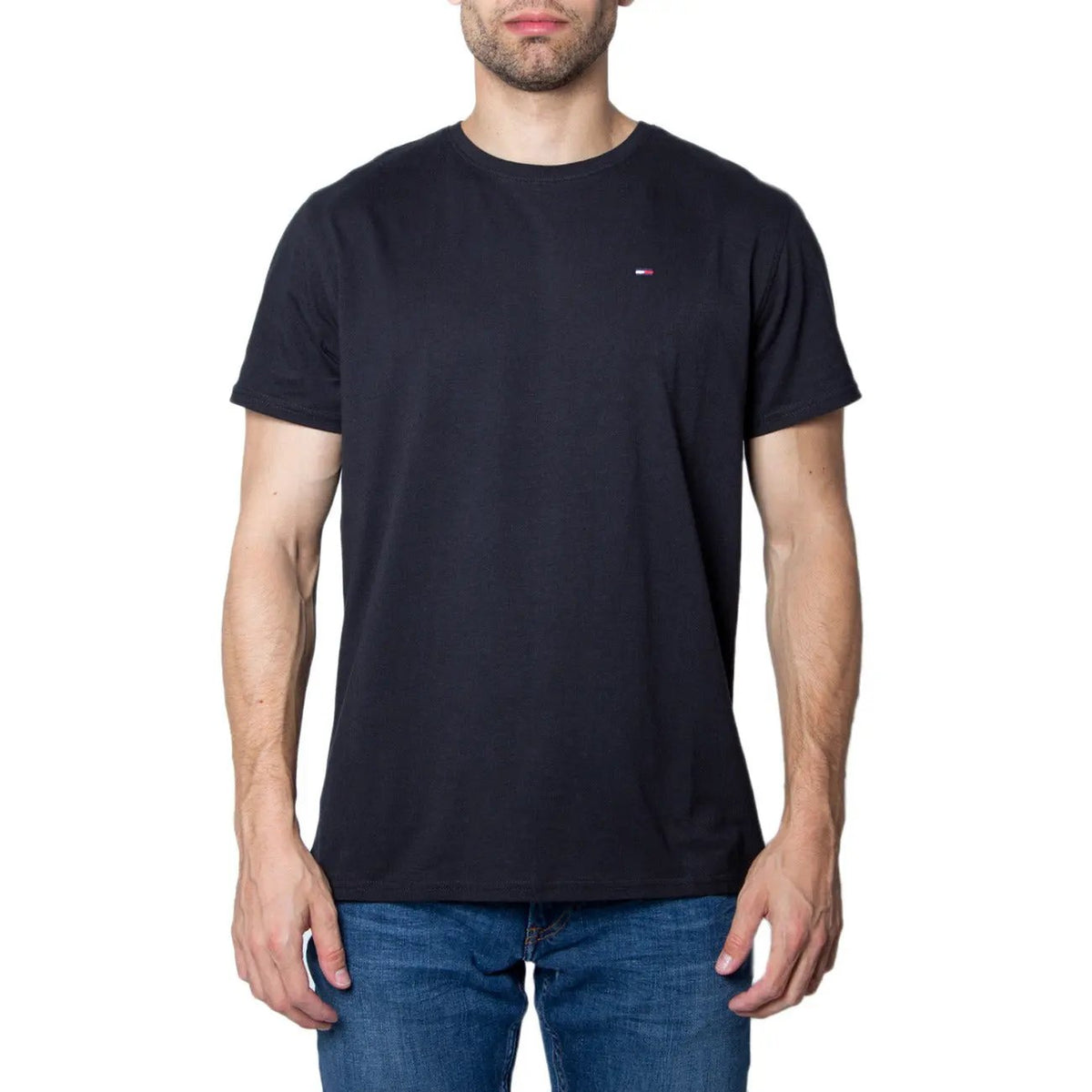 Tommy Hilfiger Jeans Men's Blue Cotton T-Shirt