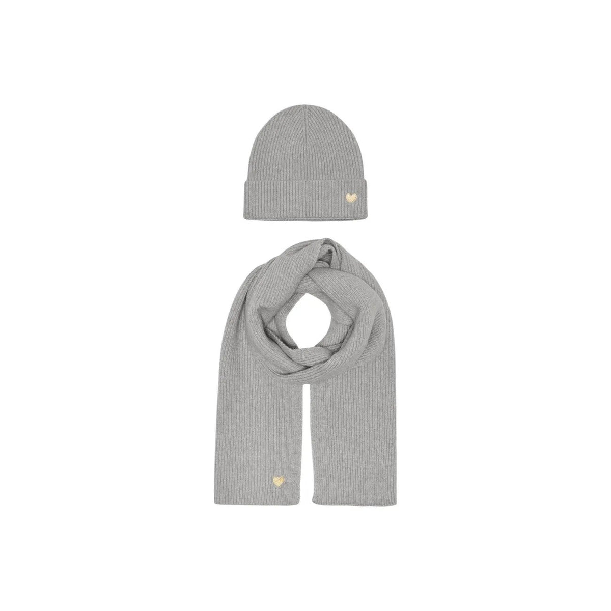 Only Women's Avery Grey Scarf and Beanie Set