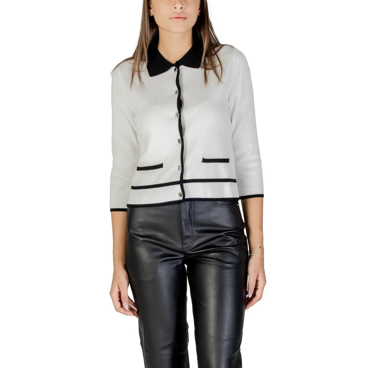 Morgan De Toi Women's White Cardigan