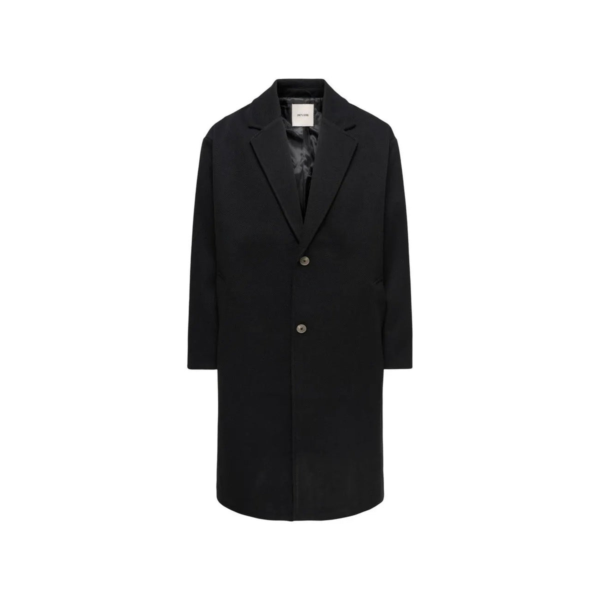 Only & Sons Men's Stanley Black Coat