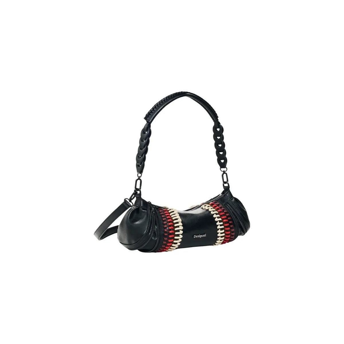 Desigual Women's Sonique Zarauz Black Faux Leather Handbag