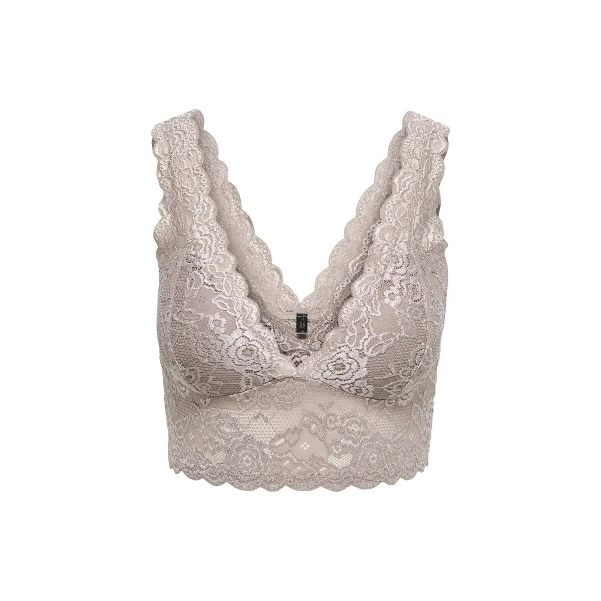Only Women's Onlchloe Lace Grey Underwear