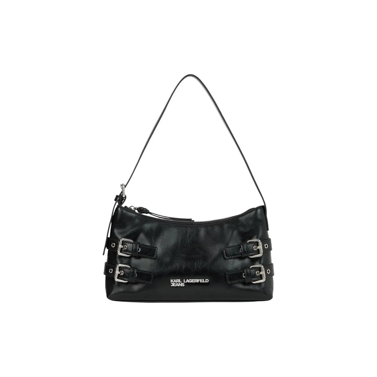 Karl Lagerfeld Jeans Women's Black Faux Leather Handbag B1W30156