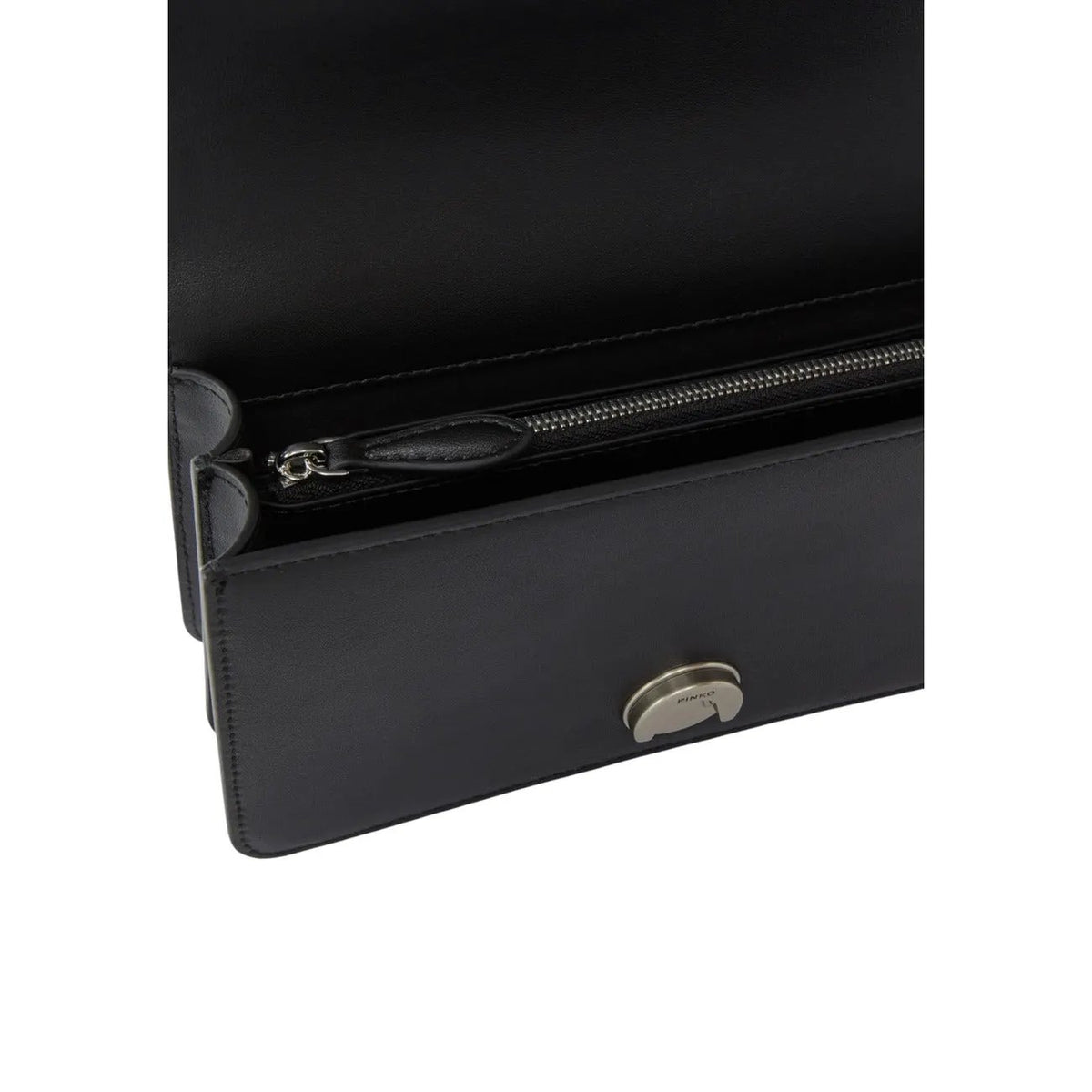 Pinko Women's Black Faux Leather Handbag