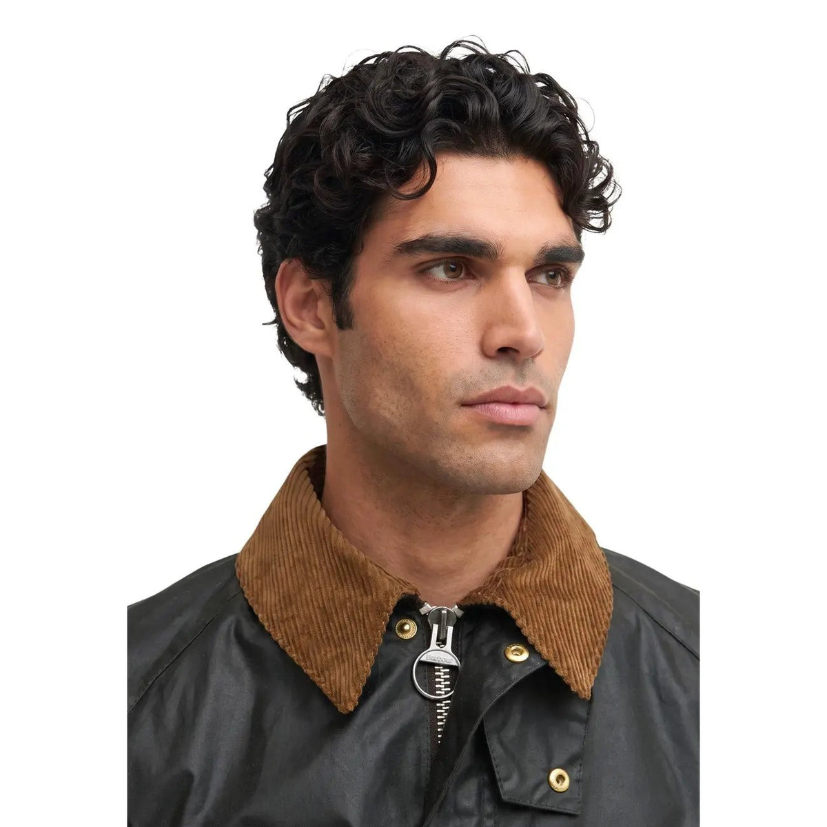 Barbour Men's Ashby Green Waxed Cotton Jacket