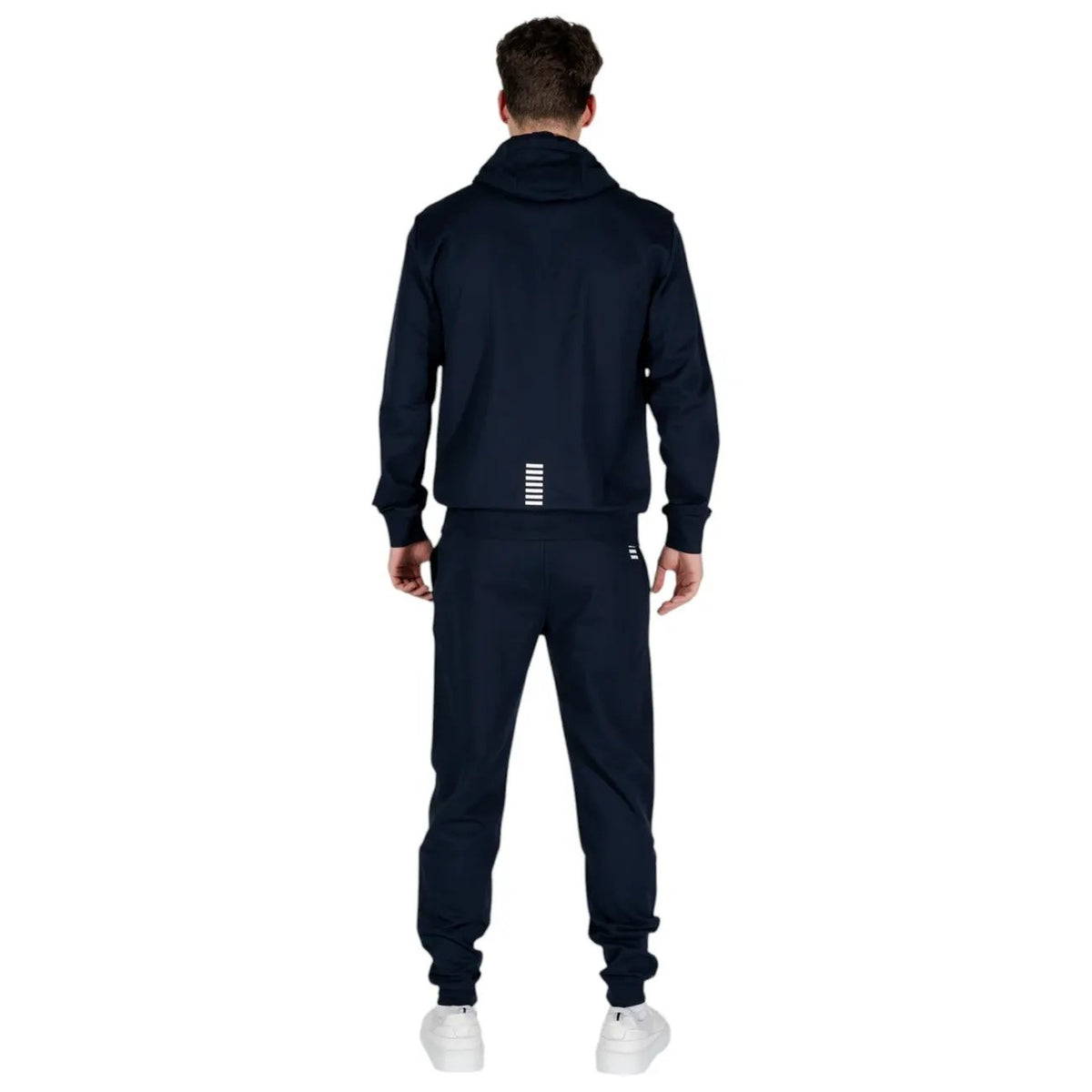 EA7 Men's Blue Cotton Tracksuit