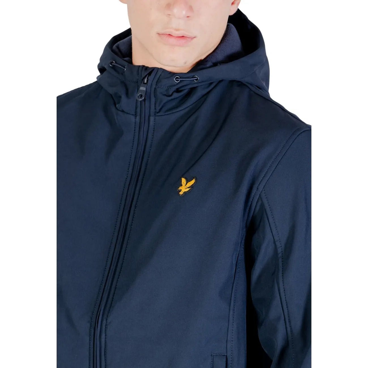 Lyle & Scott Men's Blue Fleece Back Softshell Jacket
