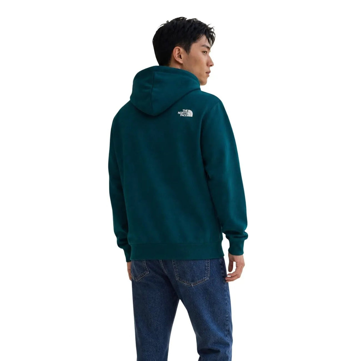 The North Face Men's Box Logo Green Hoodie