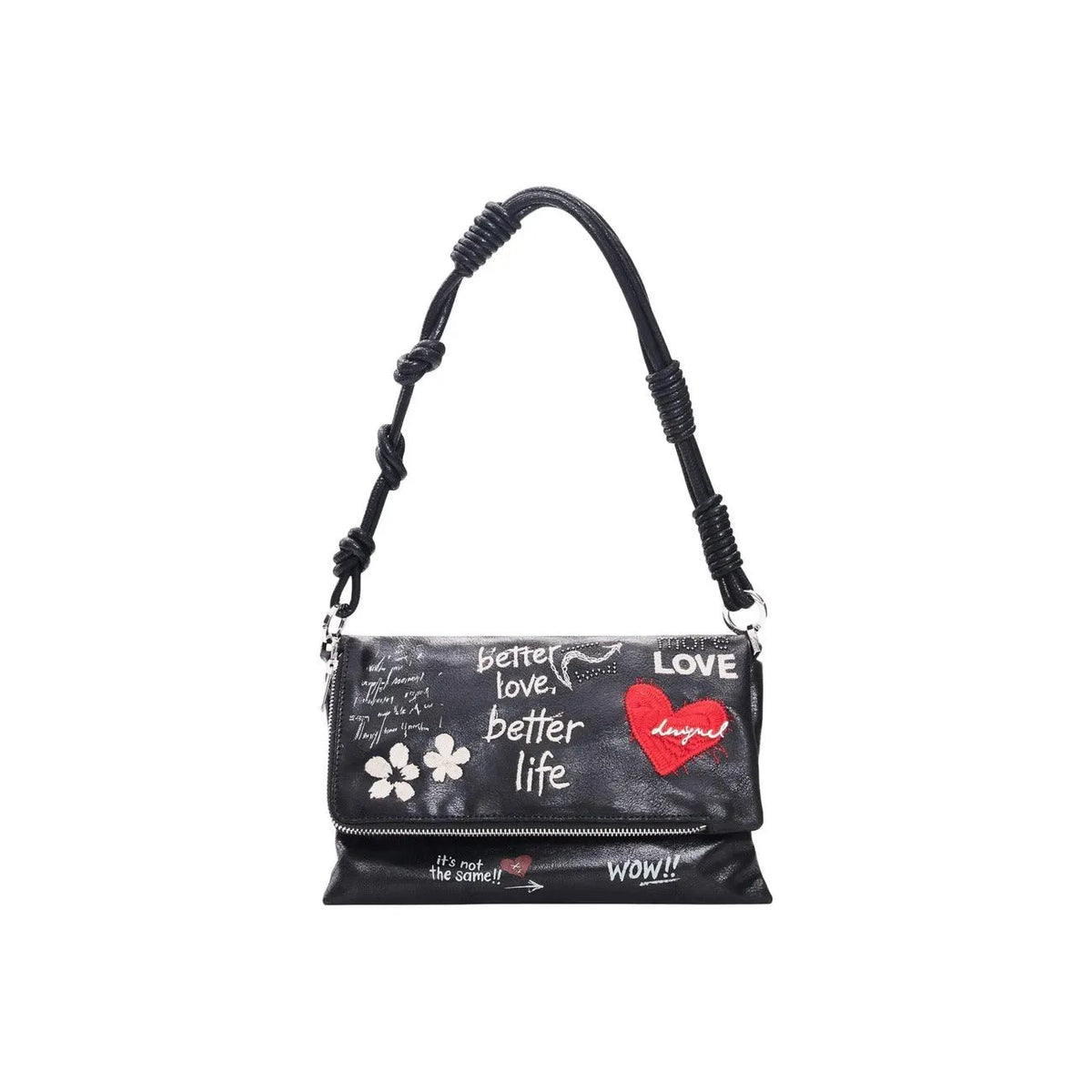 Desigual Women's Wow Murano Black Handbag