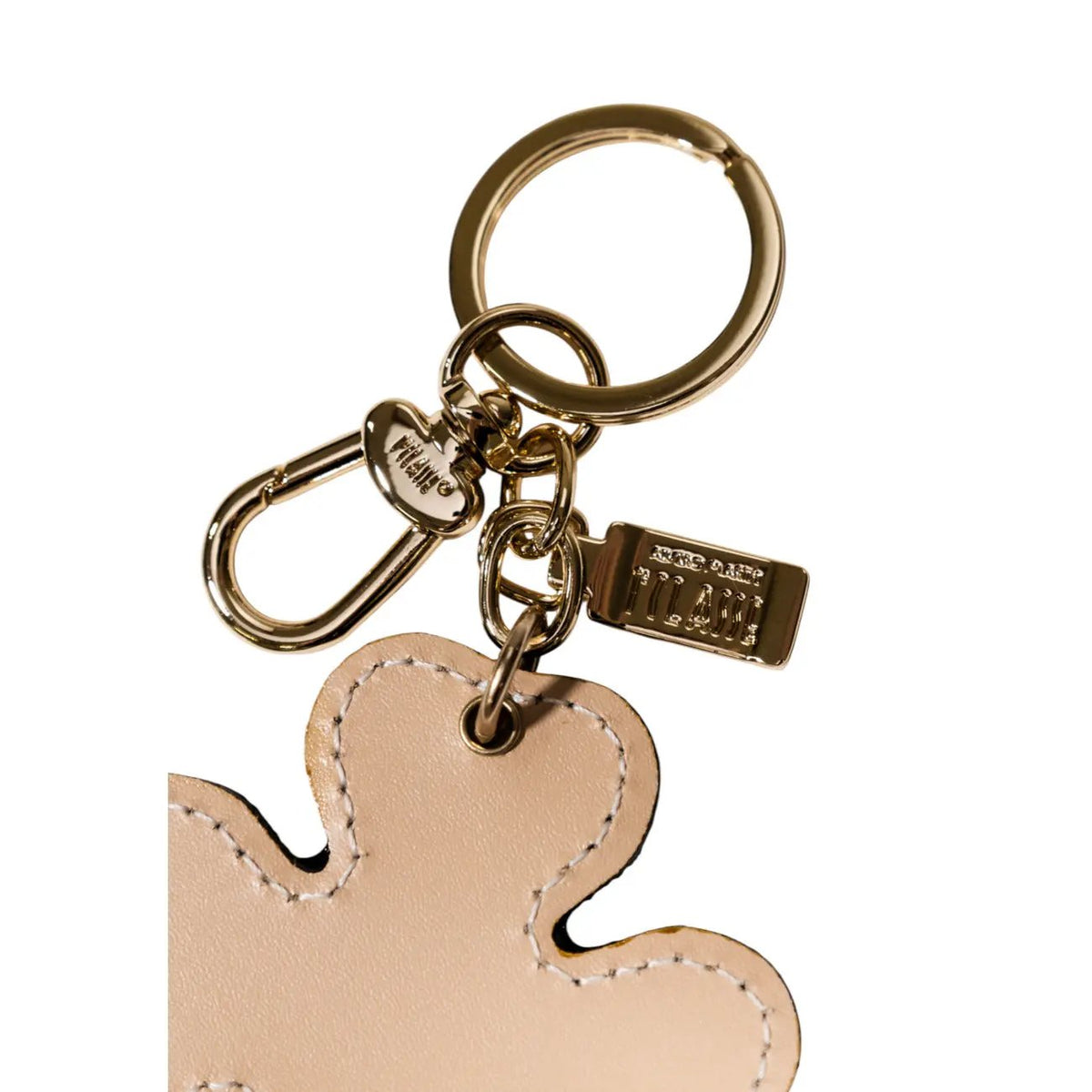Alviero Martini Prima Classe Women's White Leather Key Ring