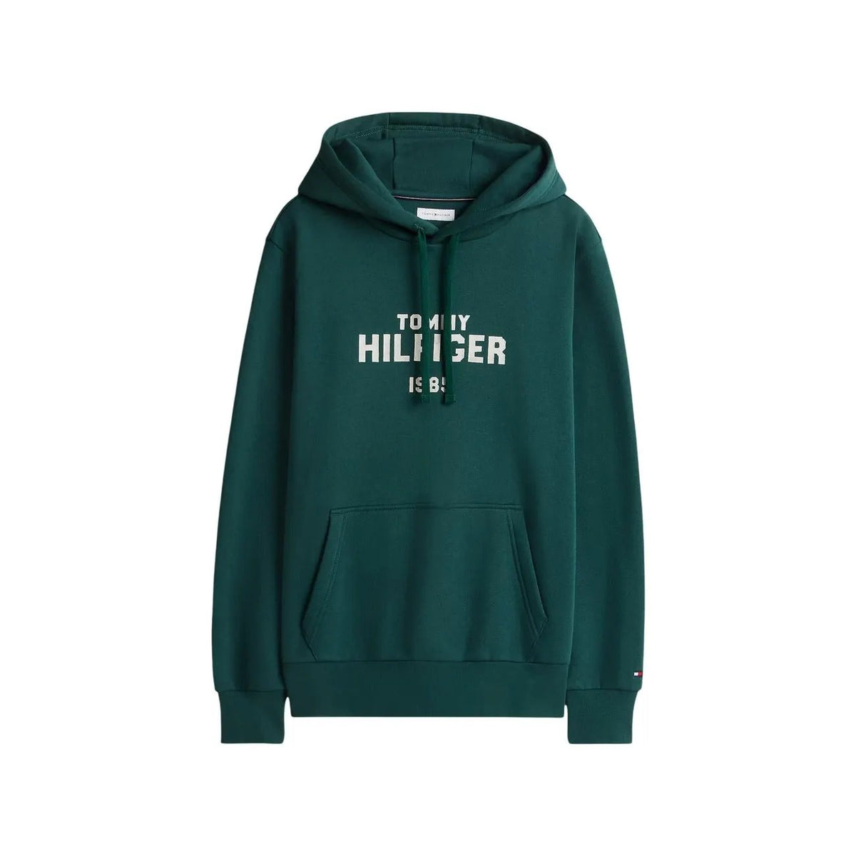 Tommy Hilfiger Men's Green Hooded Sweatshirt