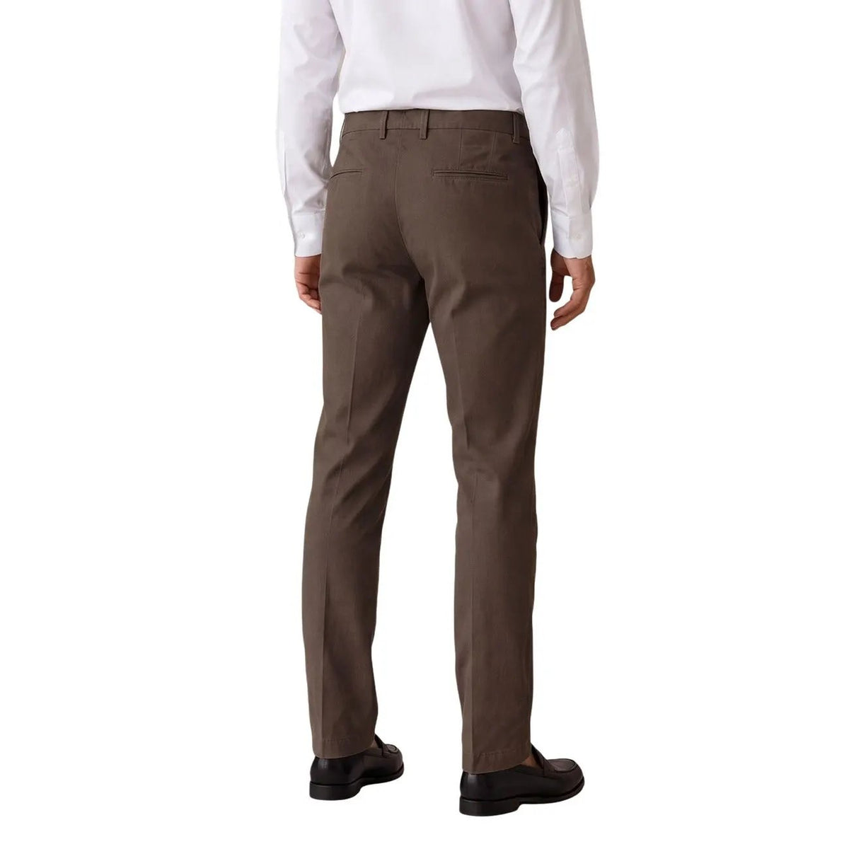 Borghese Men's Cornelio Brown Chino Trousers