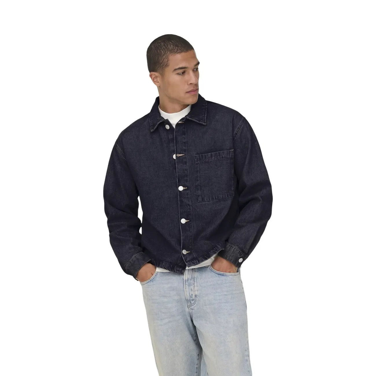 Only & Sons Men's Sprick Blue Denim Jacket