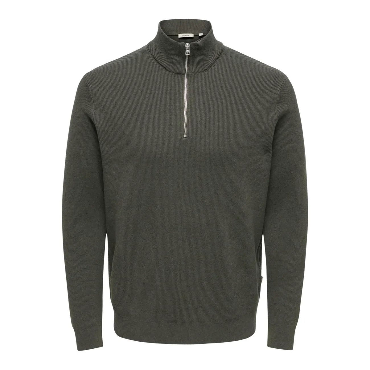 Only & Sons Men's Phil Green Half Zip Sweater