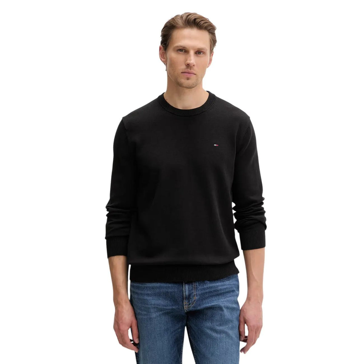 Tommy Hilfiger Jeans Men's Black Organic Cotton Sweater