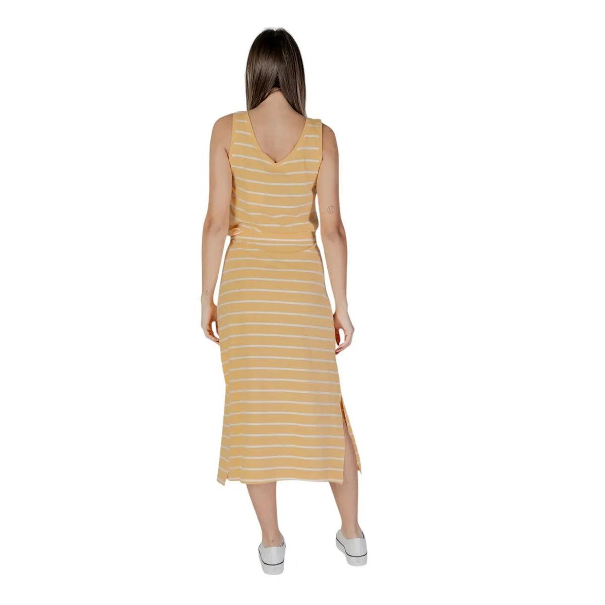 b.young Women's Yellow Cotton Dress