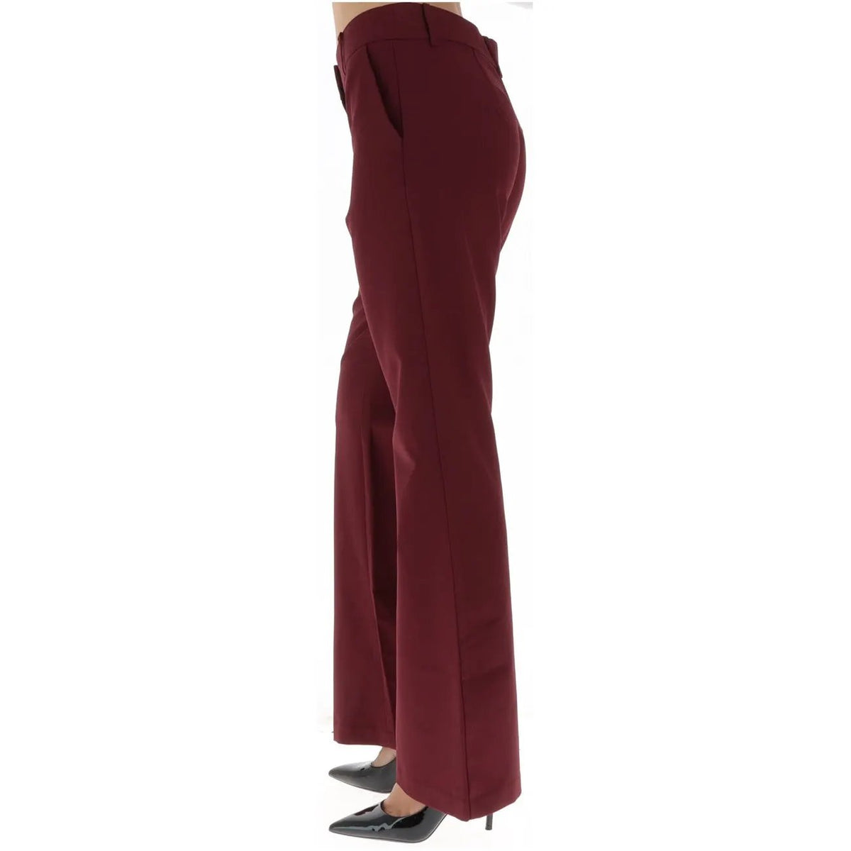 Vila Women's Bordeaux Trousers