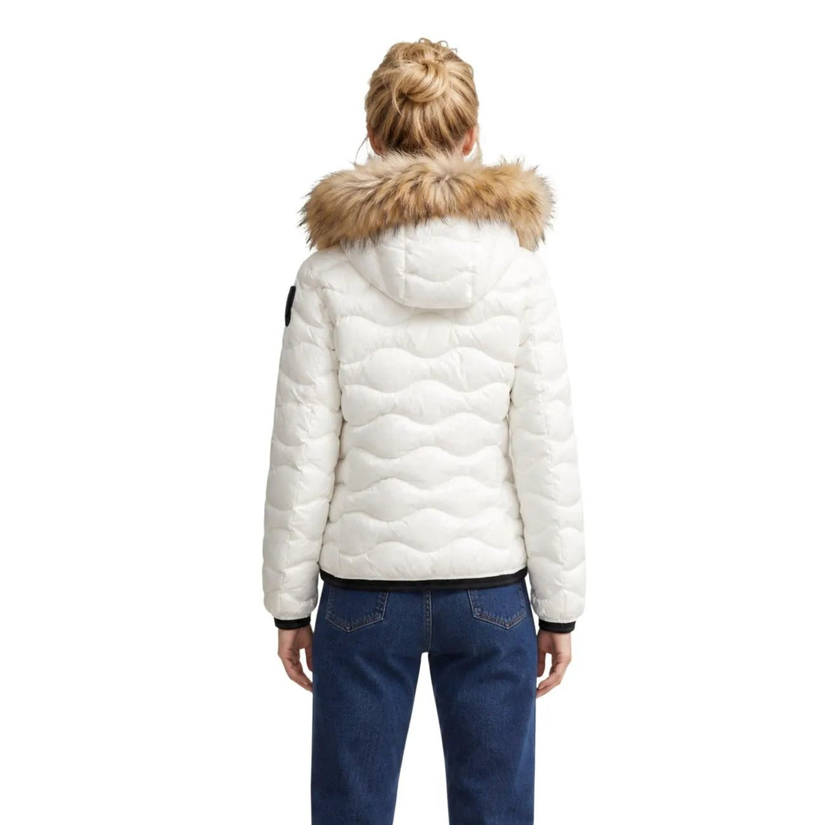 Blauer Women's Aldie White Hooded Jacket