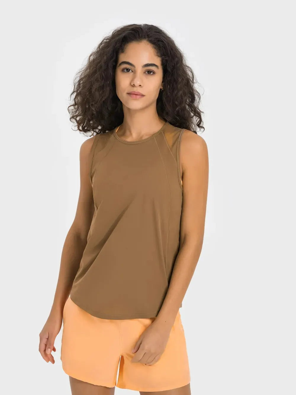Women's cutout back active tank