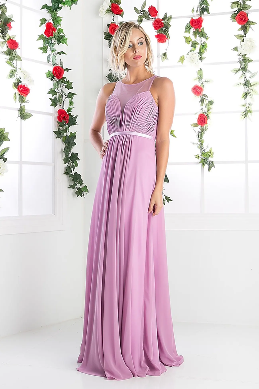 Long Illusion Sweetheart Dress by Tux-USA
