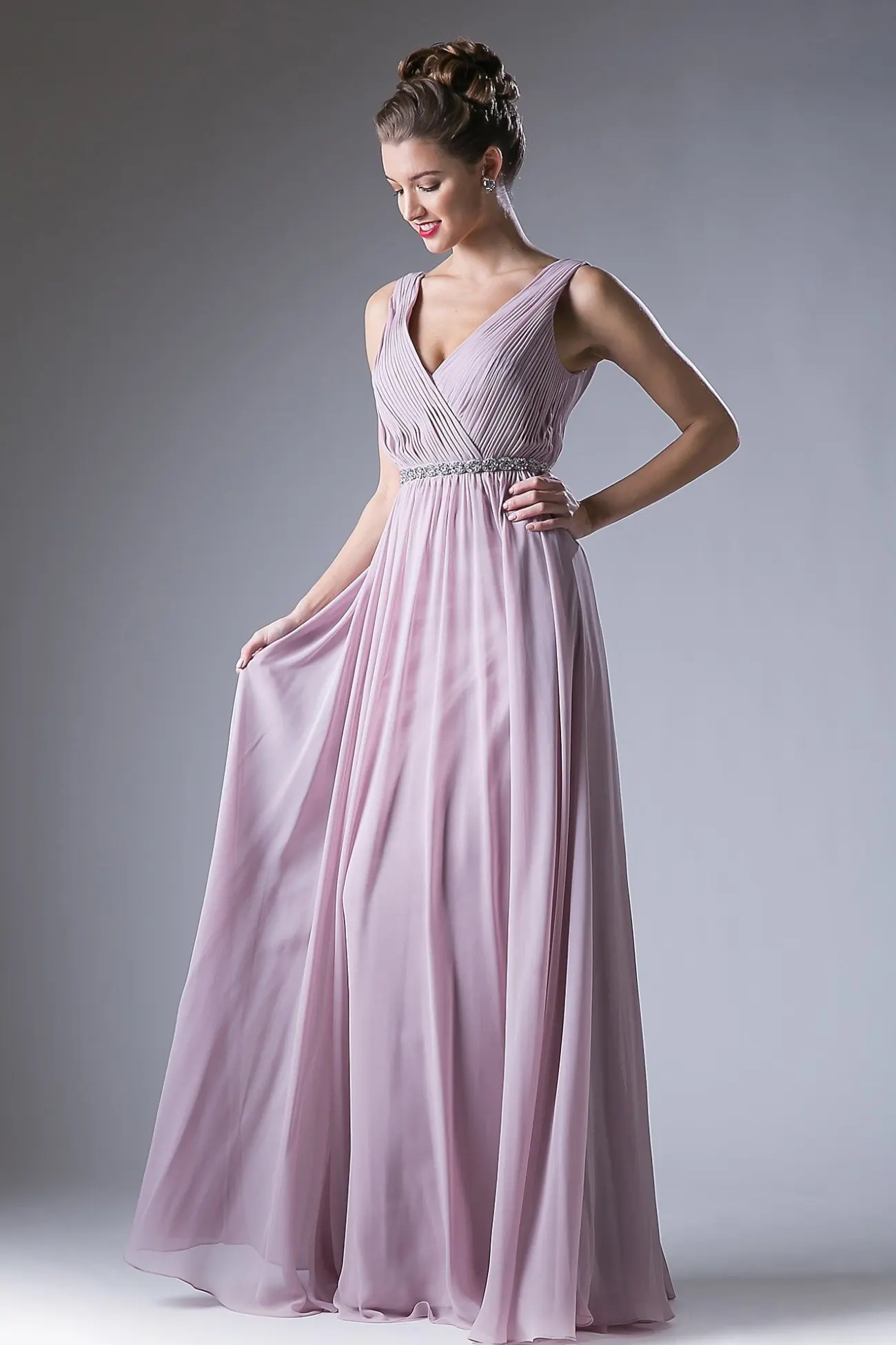 Beaded Belt Chiffon Empire Waist by Tux-USA