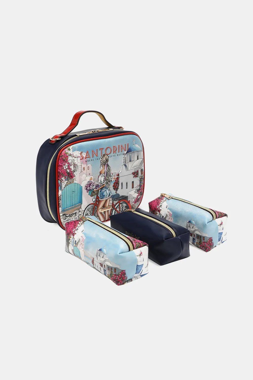 Nicole Lee USA Printed Handbag with Three Pouches by Nicole Lee USA