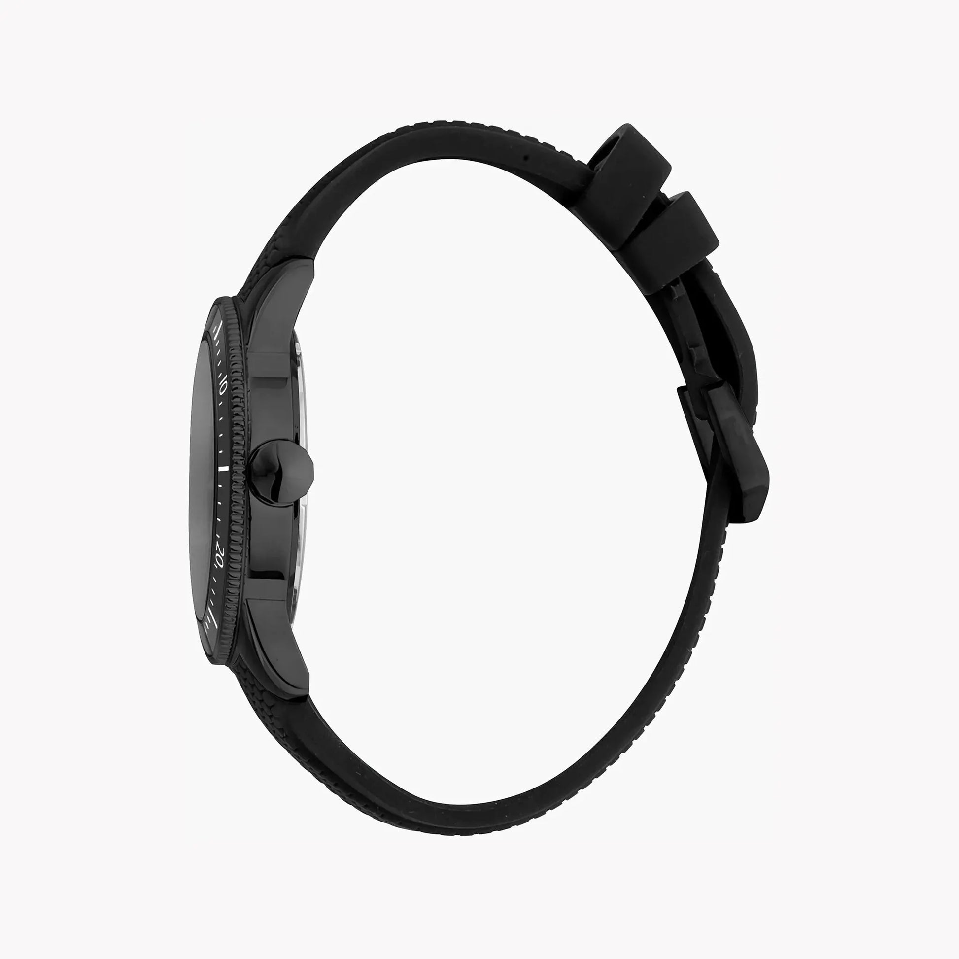 Just Cavalli Men's Black Silicone Watch, Gray Dial | Jc1g179p0045 by JUST CAVALLI