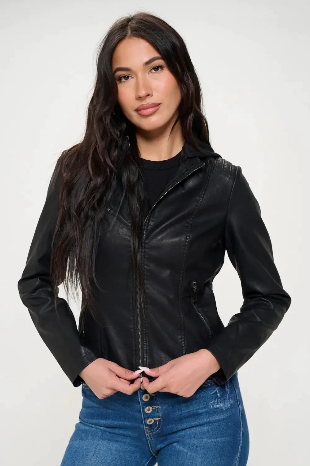 Coalition LA Zip Up Hooded Jacket by Partner Label