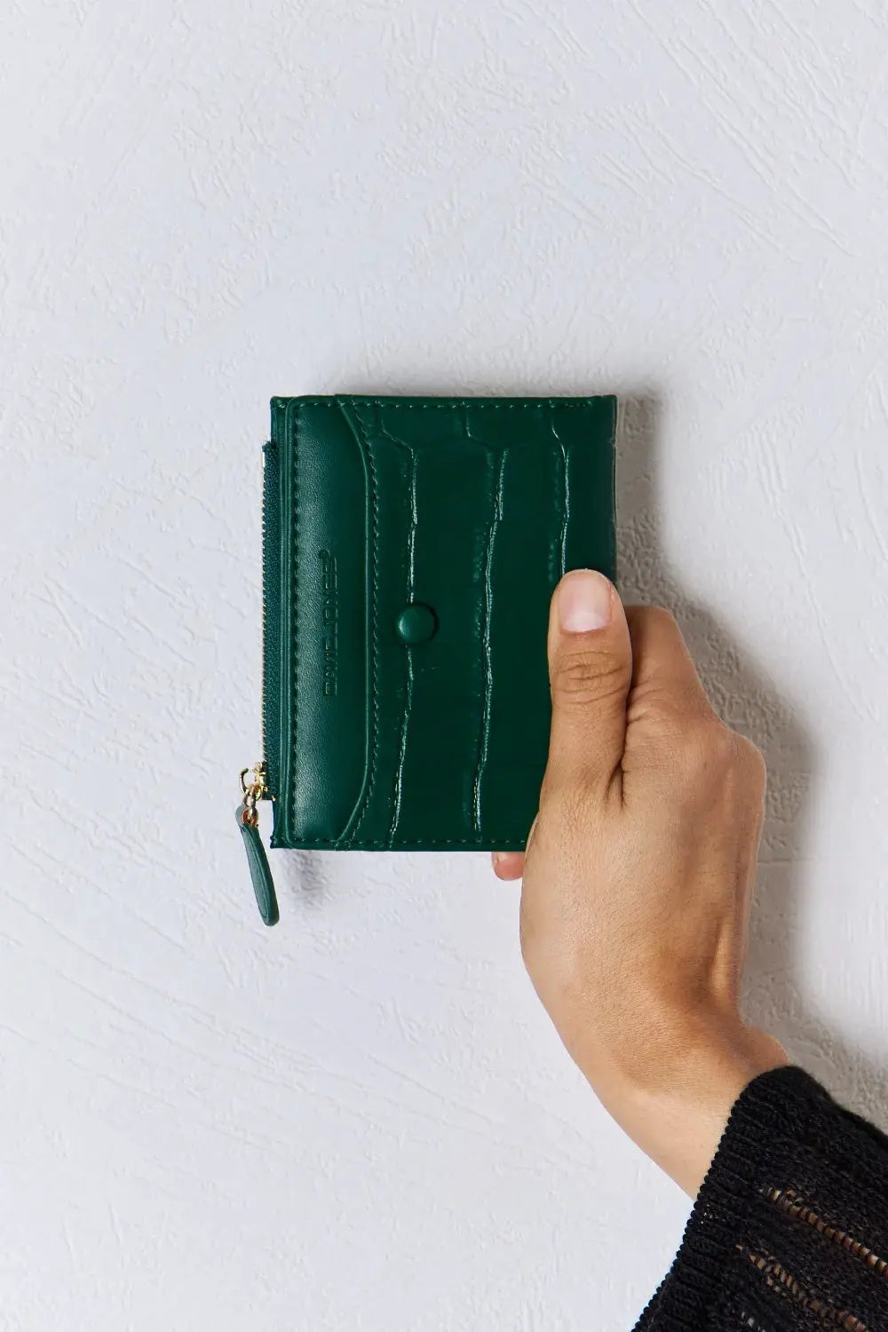 David Jones Texture PU Leather Mini Wallet by Partner Label