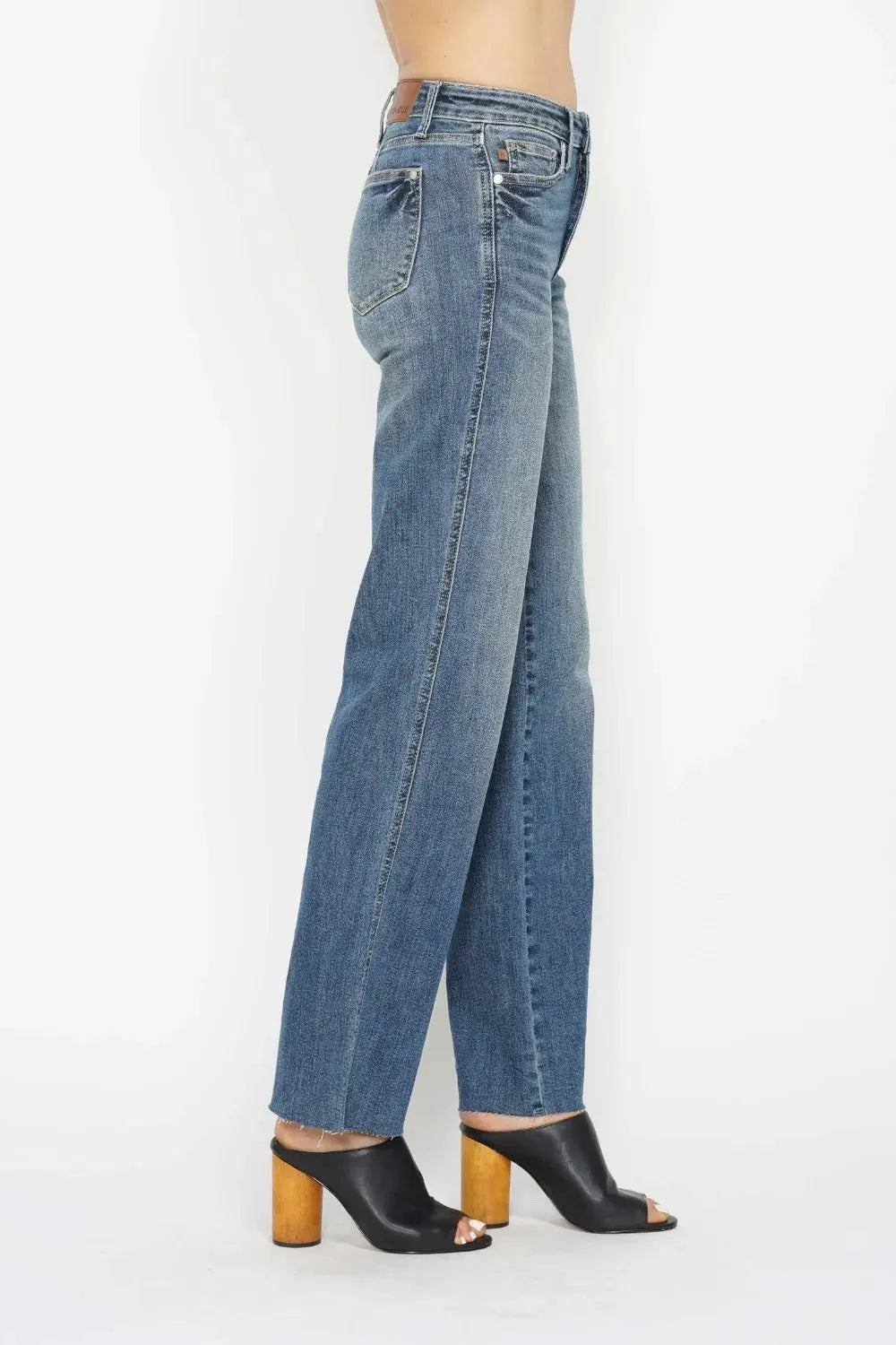 Judy Blue Full Size Tummy Control Straight Jeans by Judy Blue