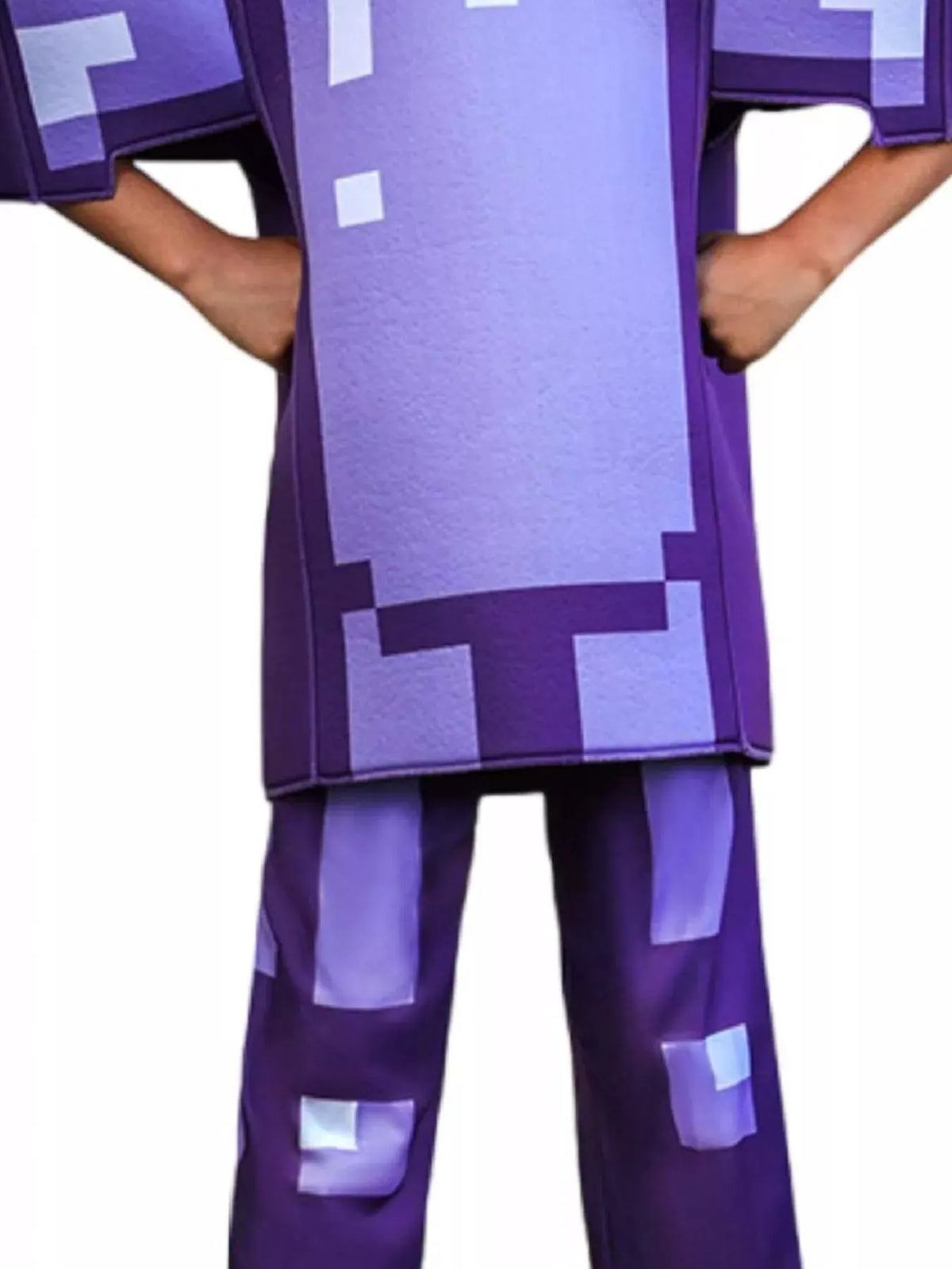 Children's Minecraft Pixelated Print Costume Set by Trendsi