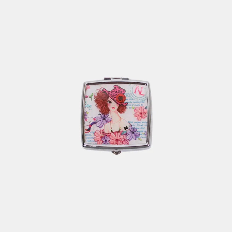 Nicole Lee USA Printed Metallic Square Pill Case by Nicole Lee USA
