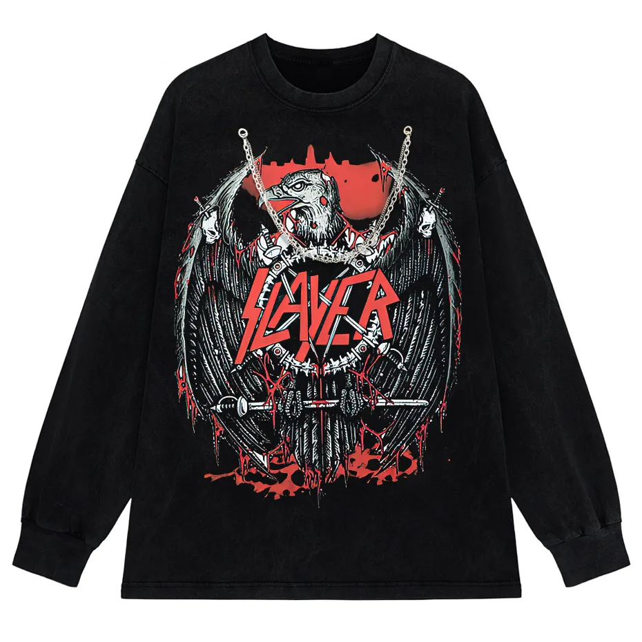 Vulture Graphic Harajuku Streetwear T-Shirt-4