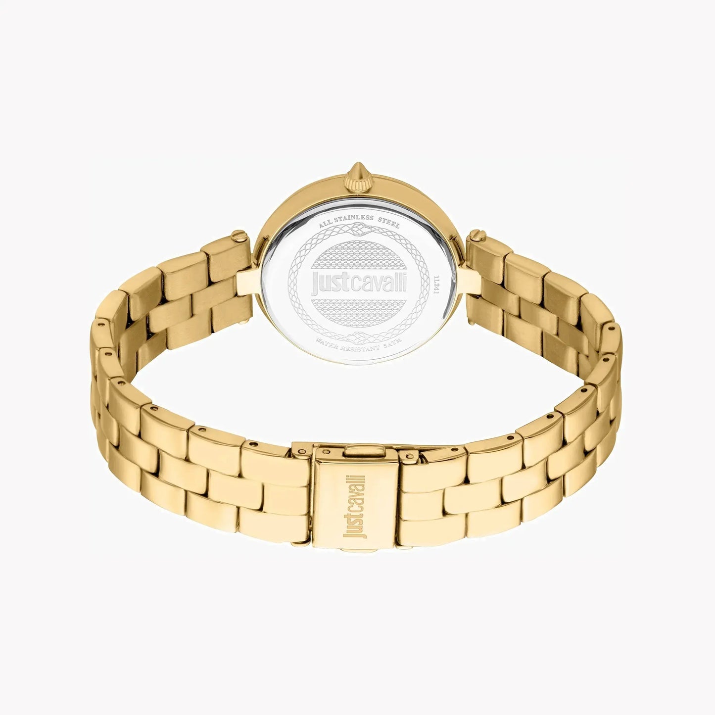 Just Cavalli Women's Gold Stainless Steel Watch, Green Dial | Jc1l241m0065 by JUST CAVALLI