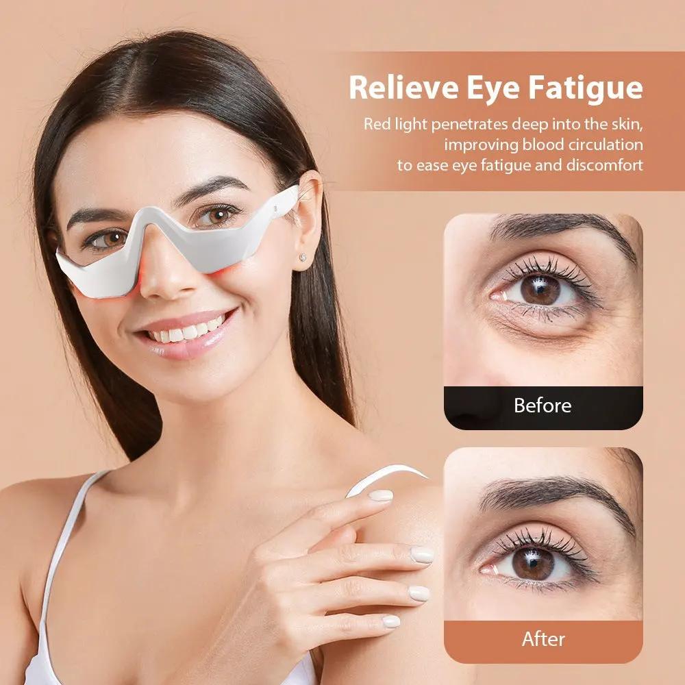Eye Massager Relieves Eye Fatigue Eyes Massage Glasses Eye Fatigue Relief Massager Under-Eye Glasses Massager by Anybestbuy Store
