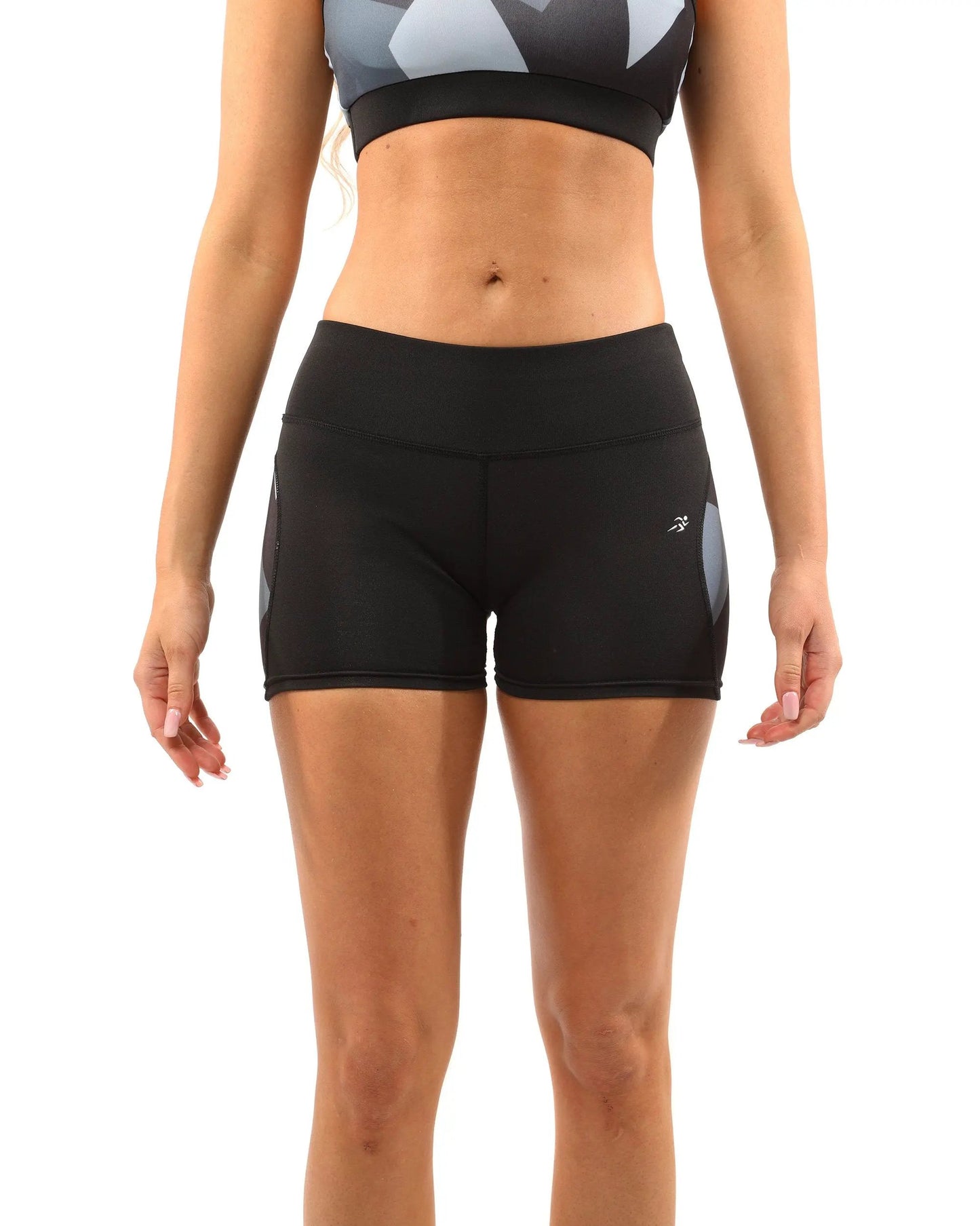 Bondi Shorts - Black/Grey by Savoy Active