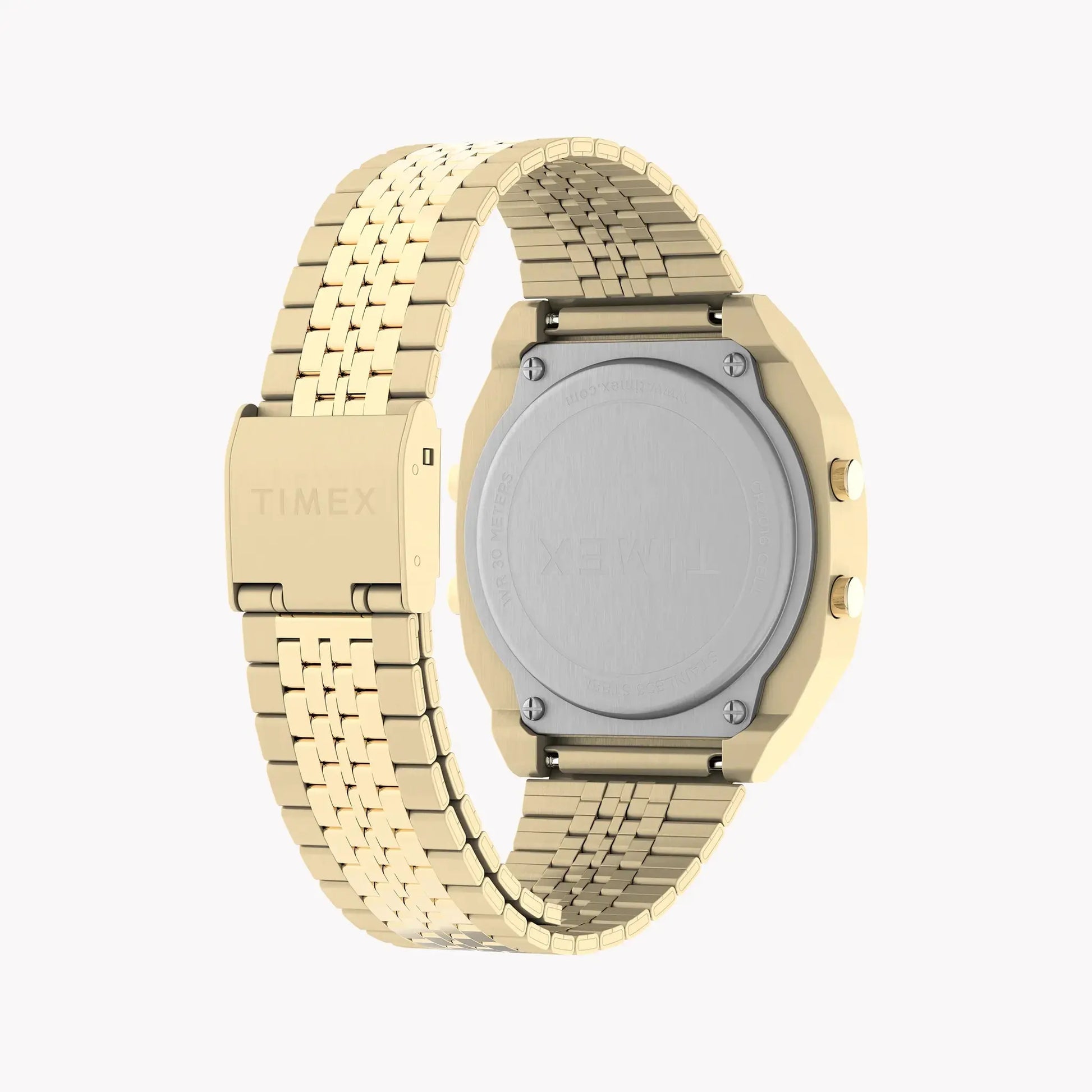 Timex Unisex Gold Tone Stainless Steel Watch, Black Lens | Tw2v74300 by TIMEX