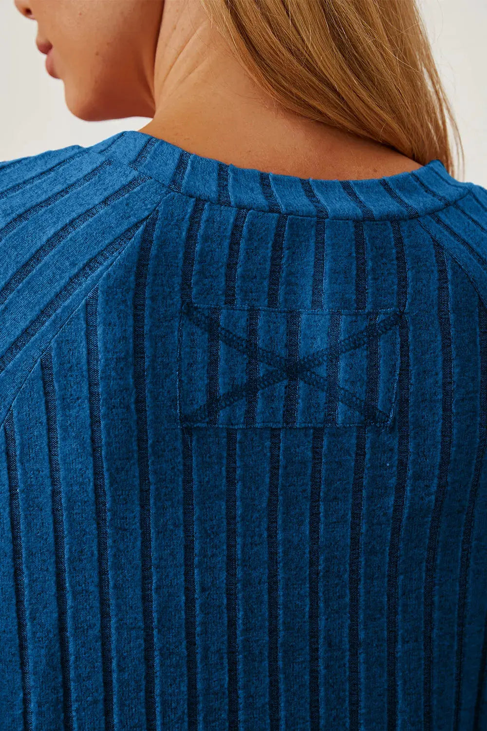 Basic Bae Full Size Ribbed Thumbhole Sleeve T-Shirt by Basic Bae
